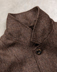 Finamore x Frans Boone Shacket Herringbone Brown