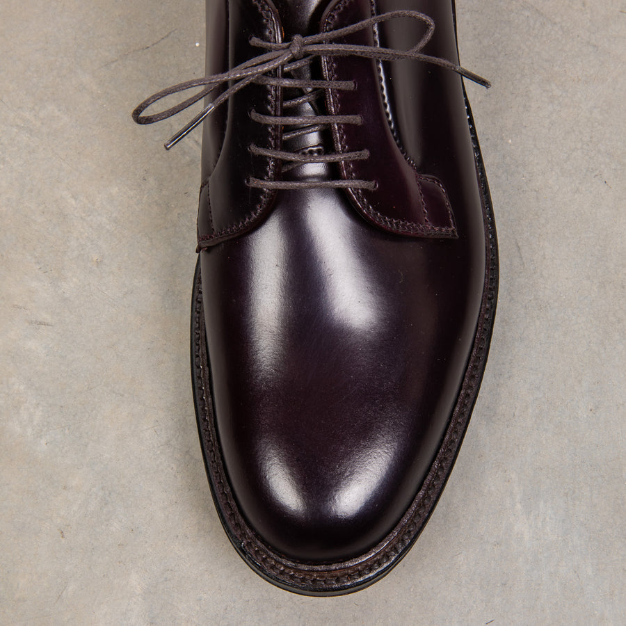 Alden #8 cordovan plain toe blucher