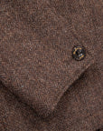 Finamore x Frans Boone Shacket Herringbone Brown