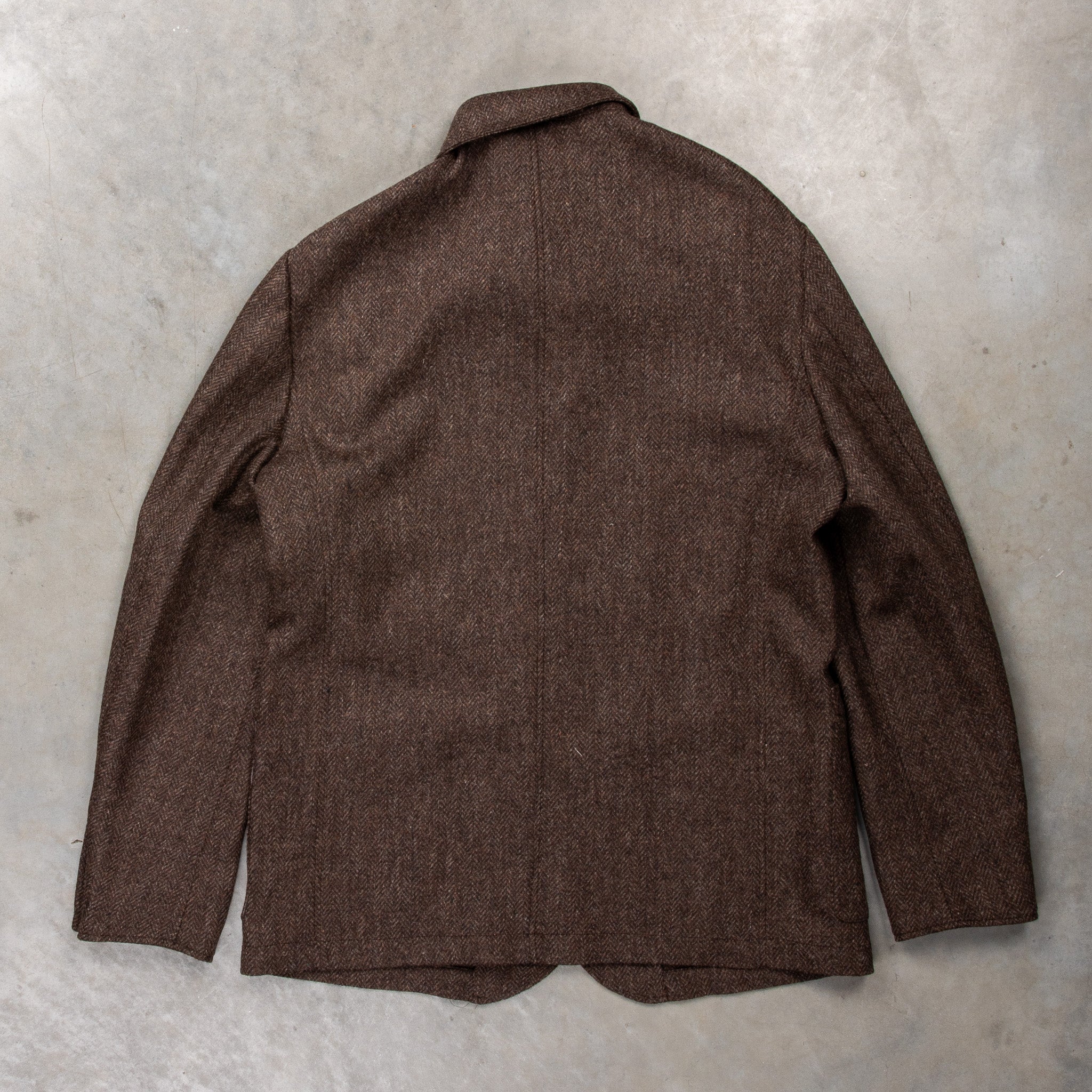 Finamore x Frans Boone Shacket Herringbone Brown