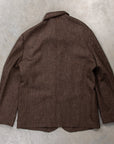 Finamore x Frans Boone Shacket Herringbone Brown