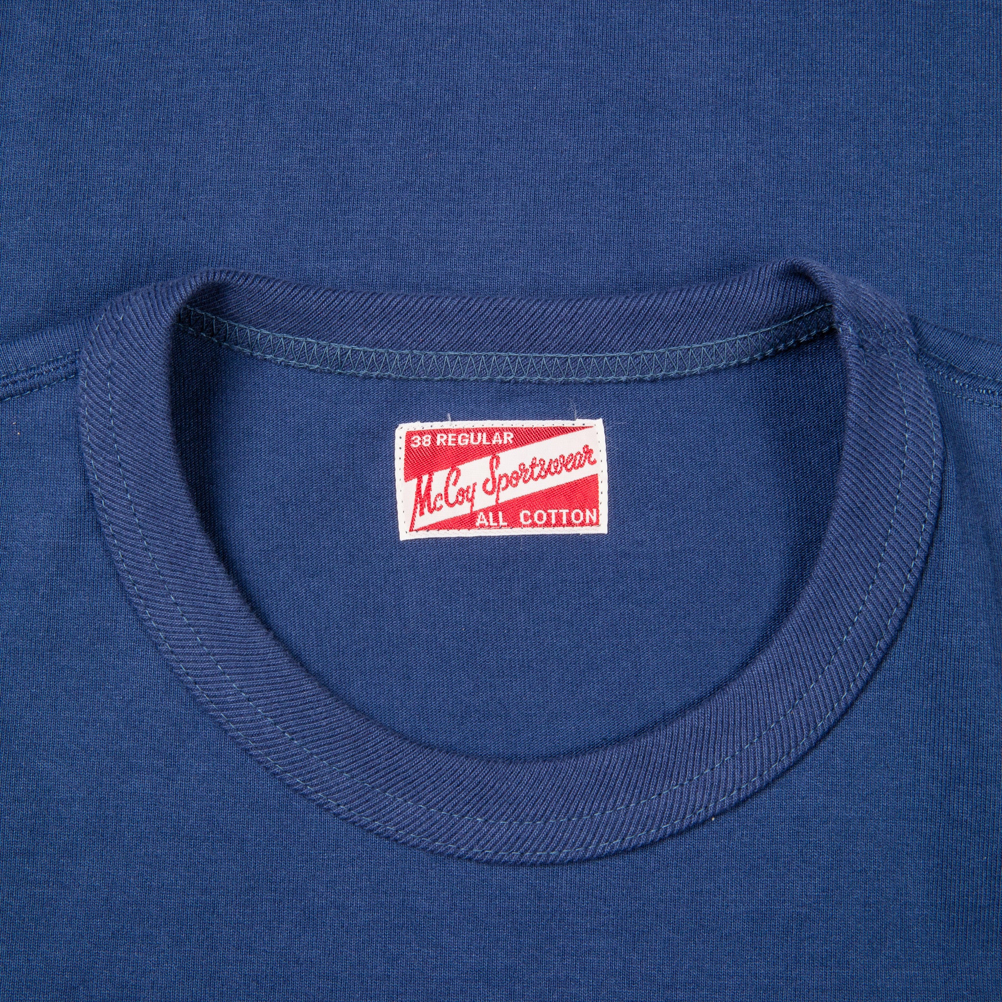 The Real McCoy's Pocket Tee Marine Blue – Frans Boone Store