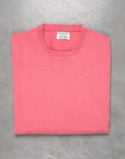 William Lockie Oxton Cashmere Crew Neck Venetian Rose