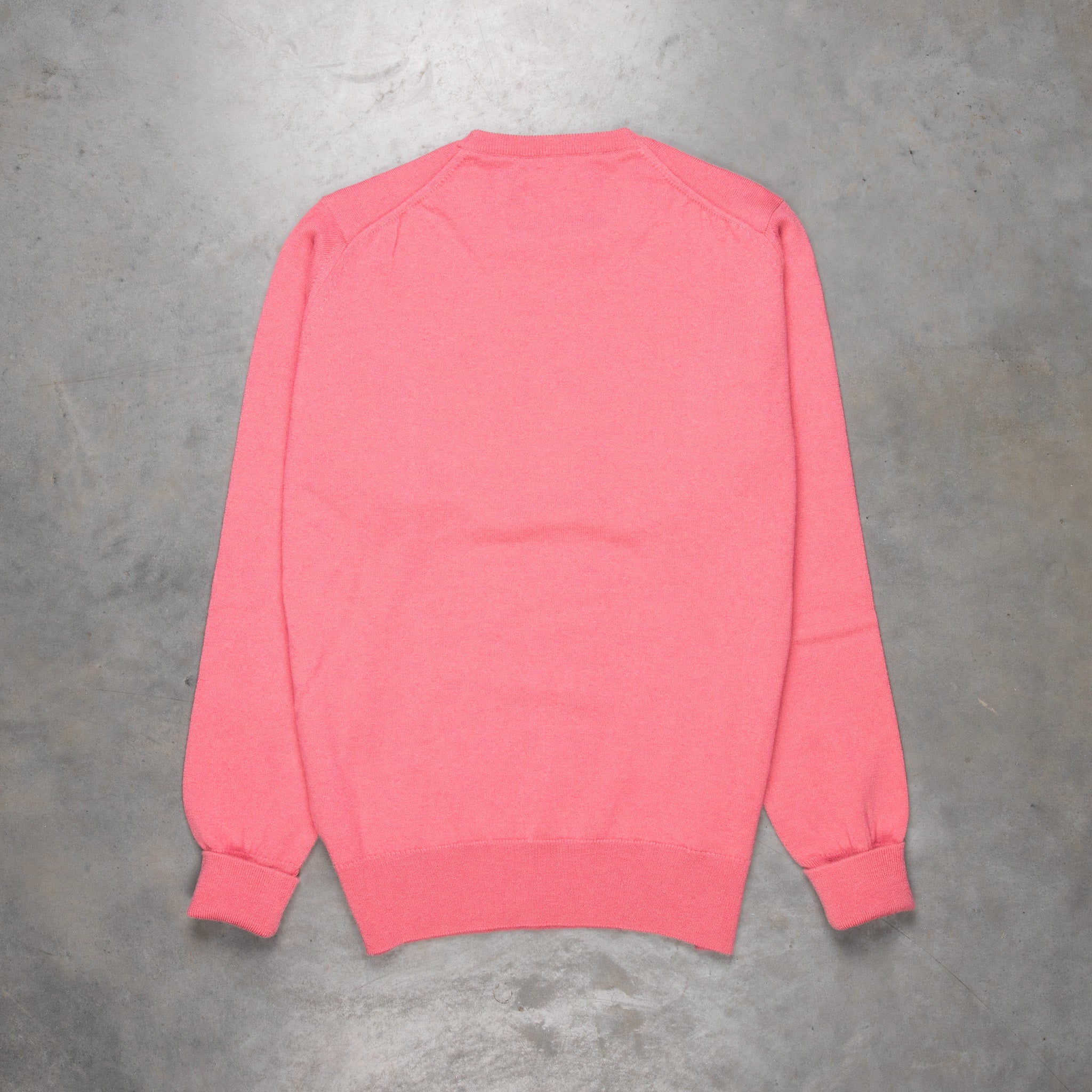 William Lockie Oxton Cashmere Crew Neck Venetian Rose