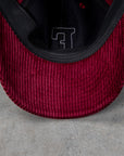 Fullcount 6 Panel Cap Corduroy Burgundy