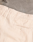 Engineered Garments Andover Pant Beige Cotton Seersucker Stripe