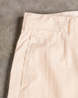 Engineered Garments Andover Pant Beige Cotton Seersucker Stripe