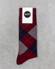 Frans Boone Socks Pura Lana Merinos Extrafine Argyle - Airdeny