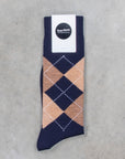 Frans Boone Socks Pura Lana Merinos Extrafine Argyle - Tarbett