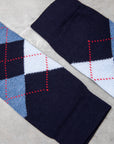 Frans Boone Socks Pura Lana Merinos Extrafine Argyle - Carradale