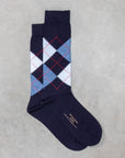 Frans Boone Socks Pura Lana Merinos Extrafine Argyle - Carradale