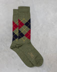 Frans Boone Socks Pura Lana Merinos Extrafine Argyle - Dunbeg