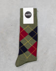 Frans Boone Socks Pura Lana Merinos Extrafine Argyle - Dunbeg