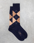 Frans Boone Socks Pura Lana Merinos Extrafine Argyle - Tarbett