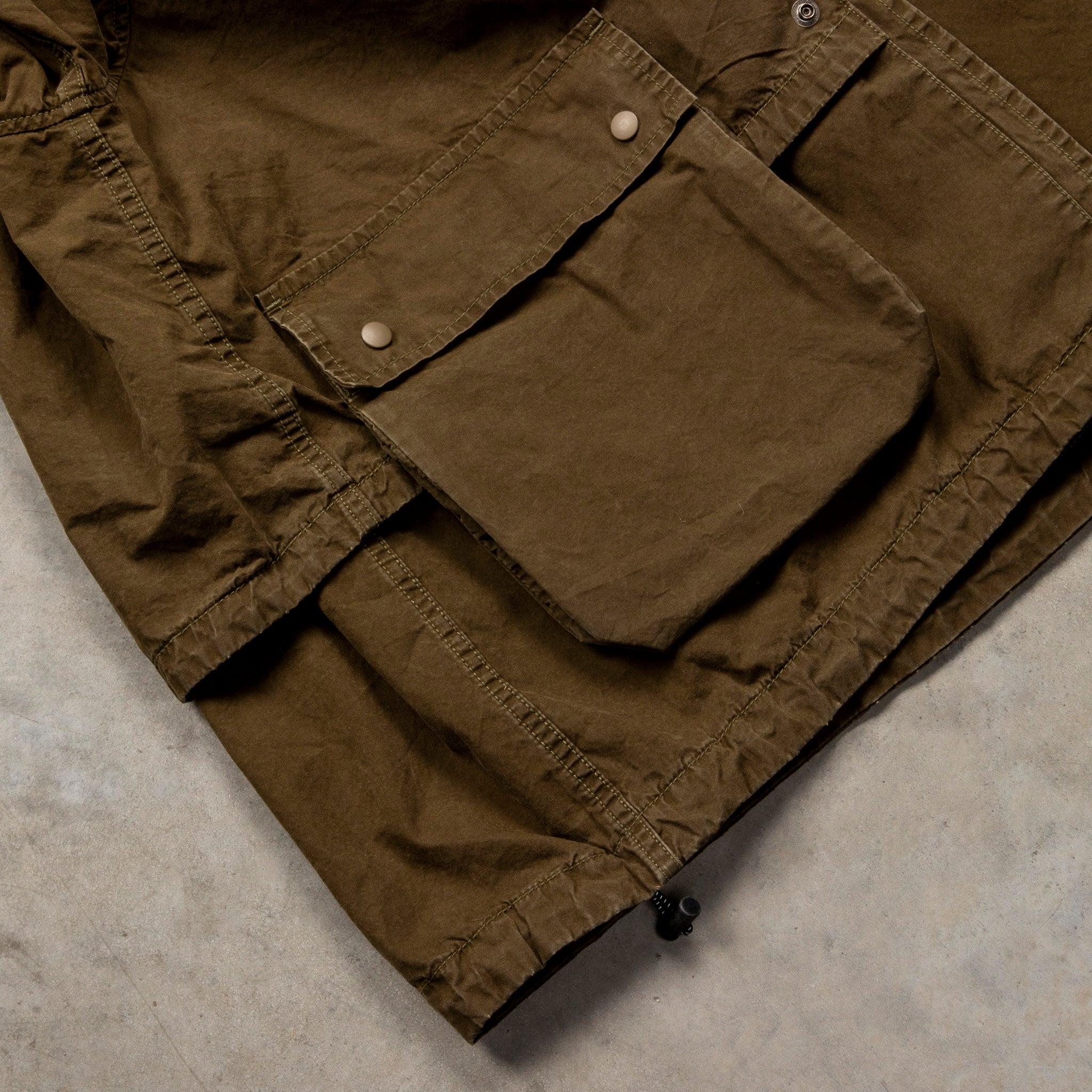 Remi Relief Canvas Field Jacket with Oil Coating