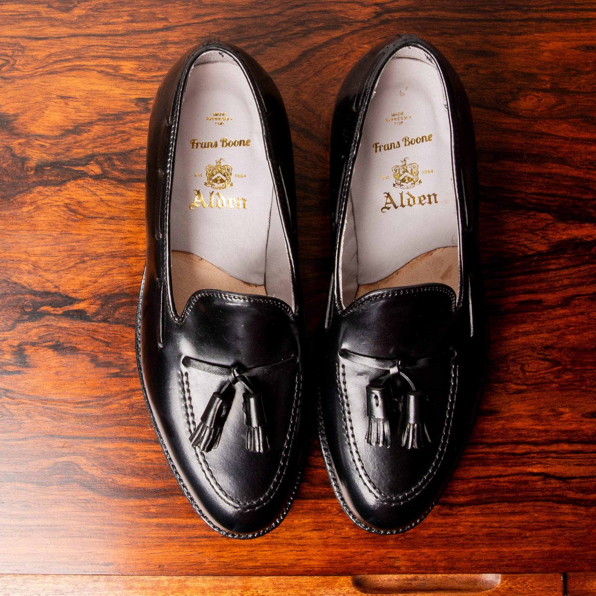 Alden Black Cordovan Tassel Loafer