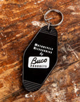 The Real McCoy's Motel Key Ring Black