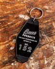 The Real McCoy's Motel Key Ring Black