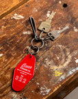 The Real McCoy's Motel Key Ring Red