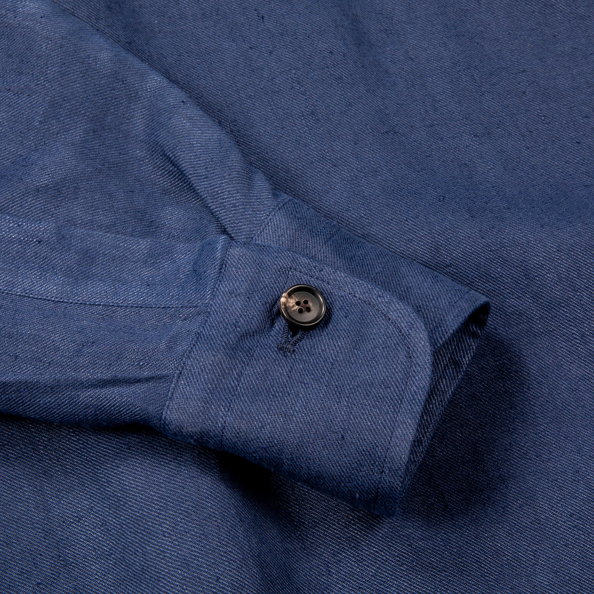 De Petrillo Shirt Jacket Hemp Canapa Indigo Blue