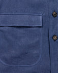 De Petrillo Shirt Jacket Hemp Canapa Indigo Blue