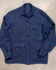 De Petrillo Shirt Jacket Hemp Canapa Indigo Blue