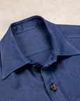 De Petrillo Shirt Jacket Hemp Canapa Indigo Blue