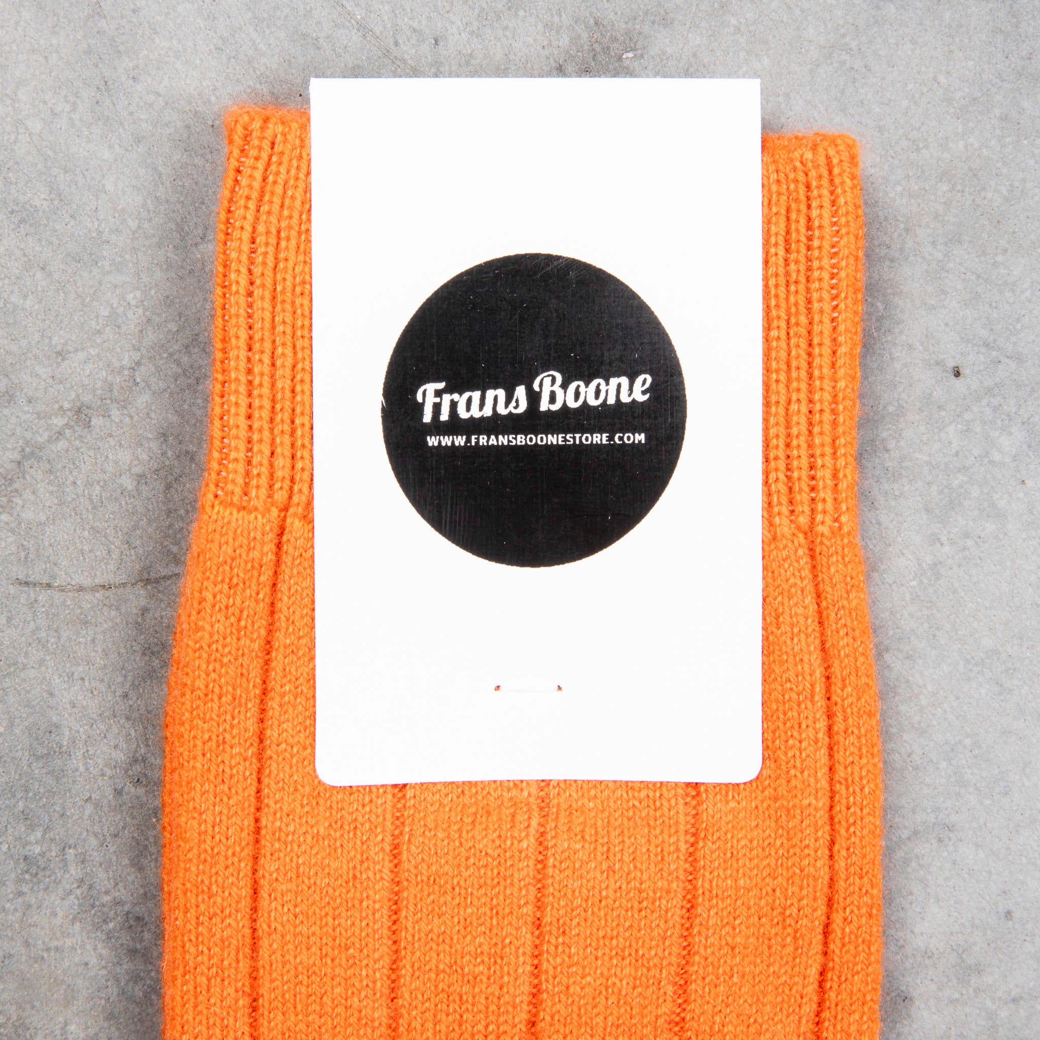 Frans Boone Socks Puro Cashmere Pesante Arancia