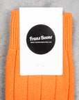 Frans Boone Socks Puro Cashmere Pesante Arancia