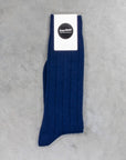 Frans Boone Socks Puro Cashmere Pesante Blu Navy