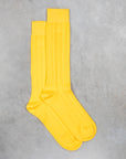 Frans Boone Socks Puro Cashmere Pesante Giallo