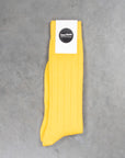 Frans Boone Socks Puro Cashmere Pesante Giallo