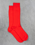 Frans Boone Socks Puro Cashmere Pesante Rosso