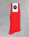 Frans Boone Socks Puro Cashmere Pesante Rosso