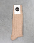 Frans Boone Socks Puro Cashmere Pesante Sabbia