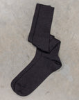 Frans Boone Socks Lungo Cashmere-Silk Antracite