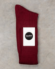 Frans Boone Socks Lungo Cashmere-Silk Bordo