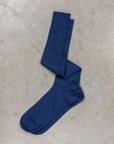 Frans Boone Socks Lungo Cashmere-Silk Neptune