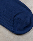 Frans Boone Socks Lungo Cashmere-Silk Neptune