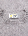 Laurence J. Smith Super Soft Seamless Crewneck Pullover Chrome