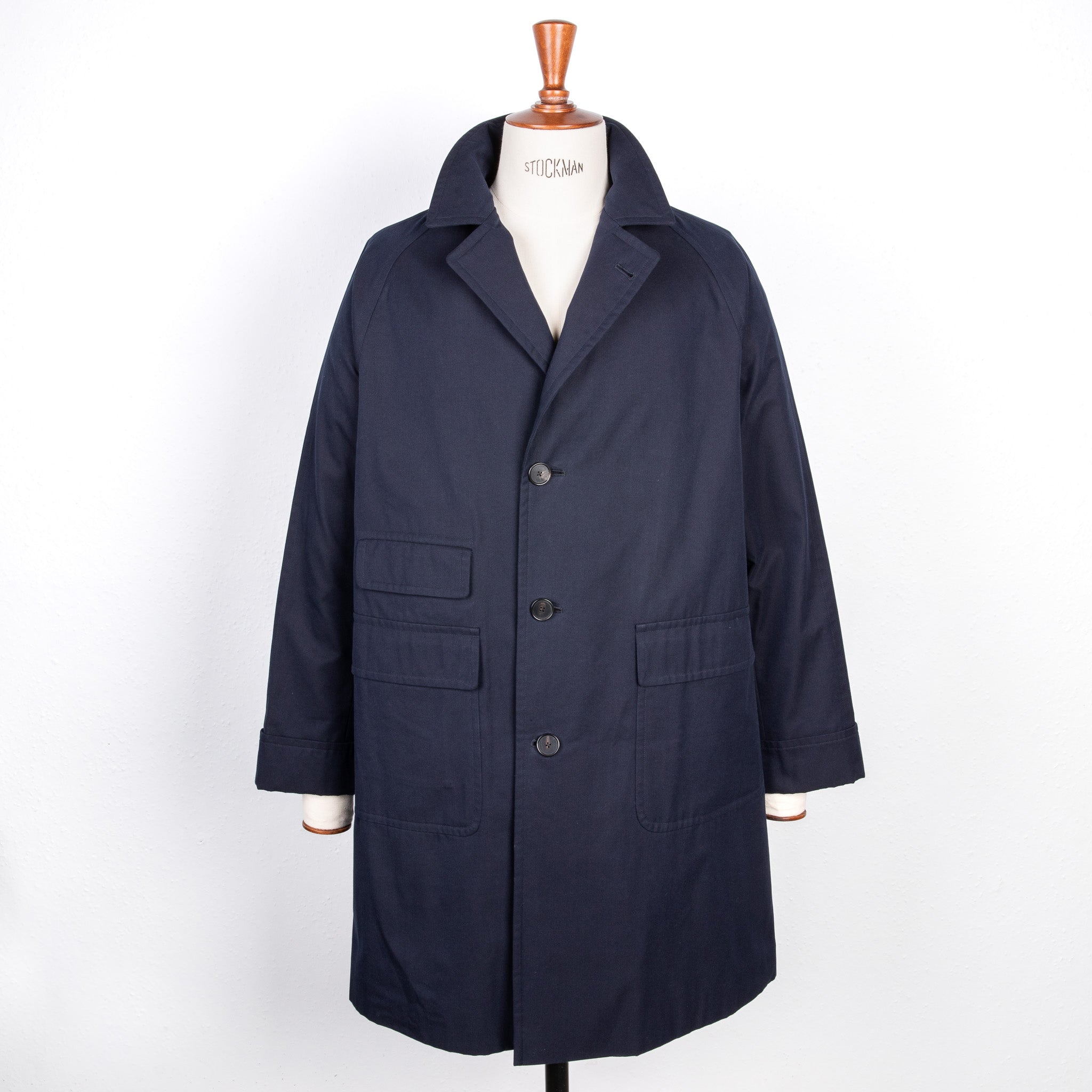 Cohérence Corb II Coat Gabardine Dark Blue – Frans Boone Store