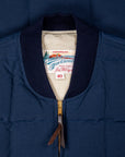 The Real McCoy's Cotton Nylon Down Vest Navy