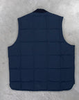 The Real McCoy's Cotton Nylon Down Vest Navy