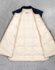 The Real McCoy's Cotton Nylon Down Vest Navy