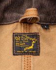 OrSlow Relaxed Fit Coverall Canvas Brown