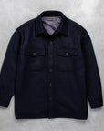 Fullcount Wool CPO Shirt Jacket Navy