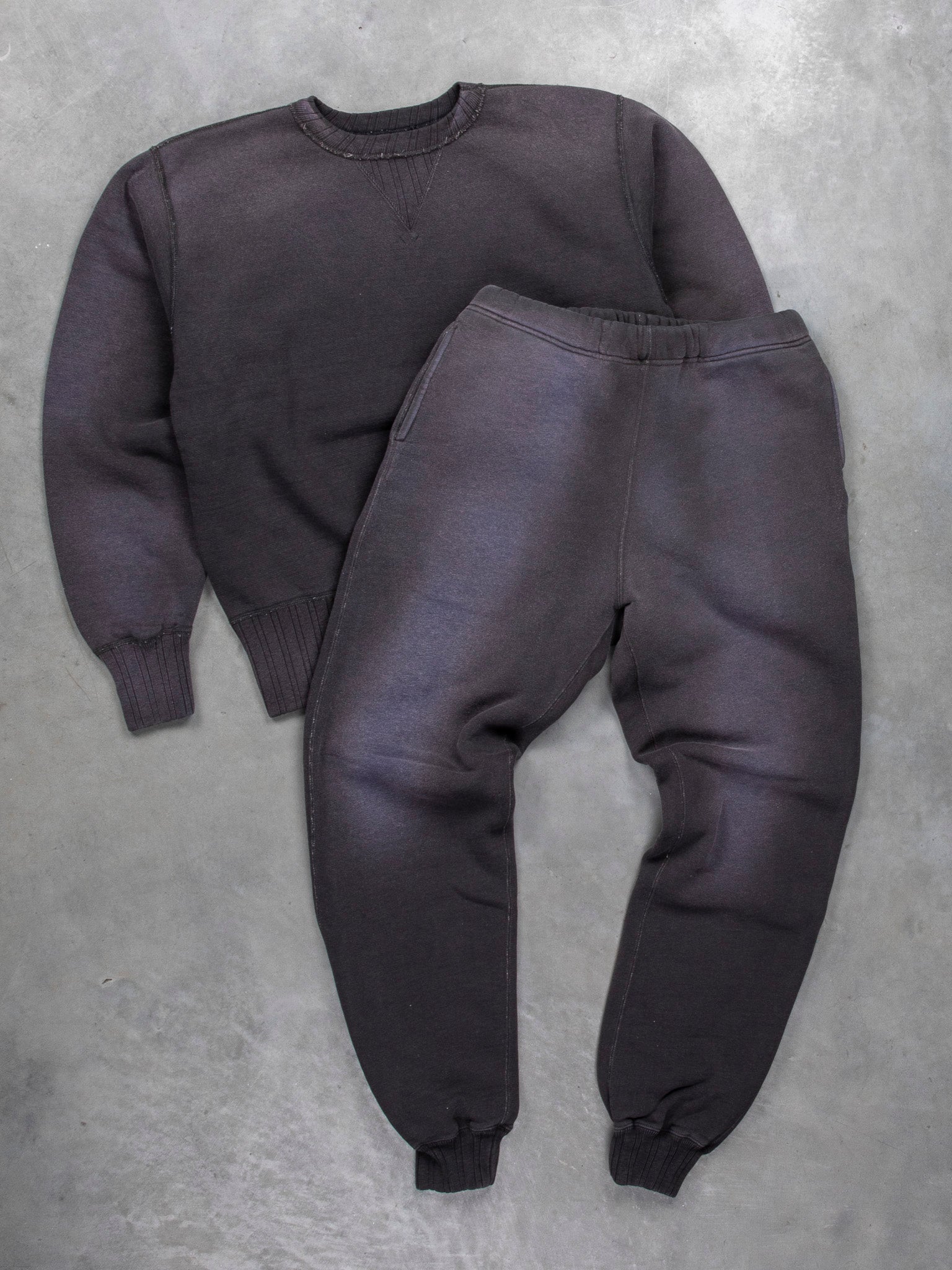 Fullcount 3743HW Mother Cotton Sweatpants &quot;Exhausted&quot; Ink. Black