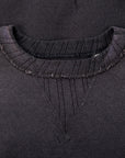 Fullcount 3741HW Double V Sweatshirt "Exhausted" Ink. Black