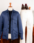 De Petrillo Shirt Jacket Hemp Canapa Indigo Blue