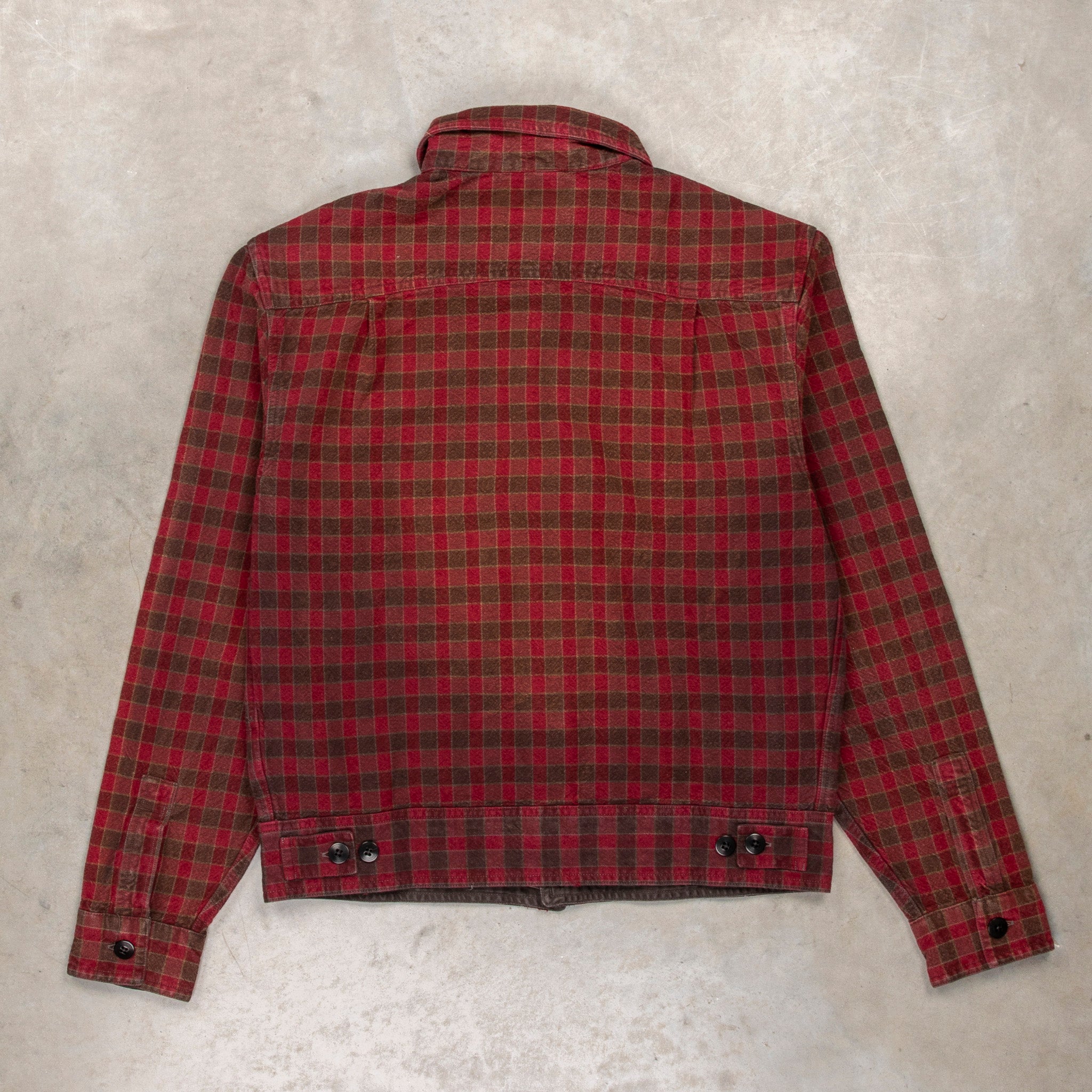 RRL Highway Longsleeve Sport Shirt Red Black